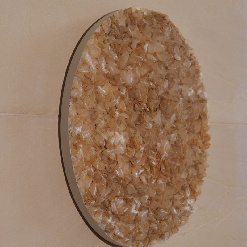 Crystal de pierre en ellipse