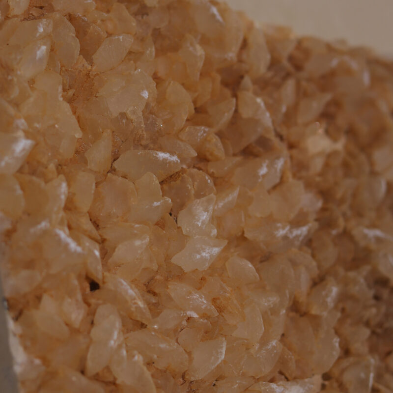 Crystal de pierre en ellipse