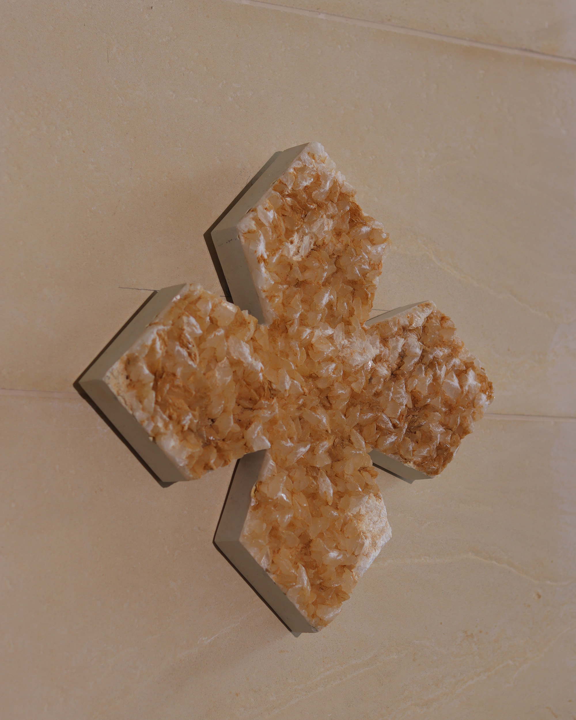 Crystal de pierre en fleur